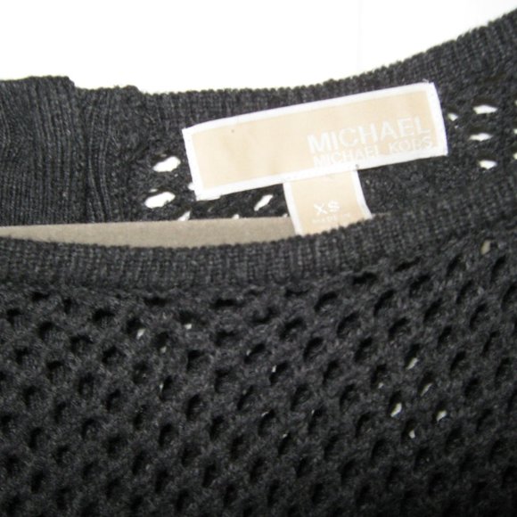 Michael Kors Charcoal Grey Knit Sweater - Picture 5 of 6